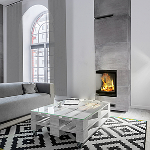 Камінна топка Kratki VN 480/480 ліва BS гільйотина (8,0 кВт), фото 1