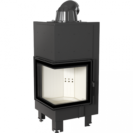 Камінна топка Kratki MBN 12 ліва BS гнуте скло (8,0 кВт), фото 1