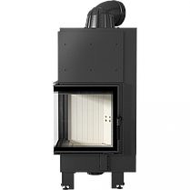 Камінна топка Kratki MBN 12 ліва BS гнуте скло (8,0 кВт), фото 2