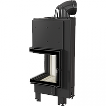 Камінна топка Kratki MBN 12 ліва BS гнуте скло (8,0 кВт), фото 3