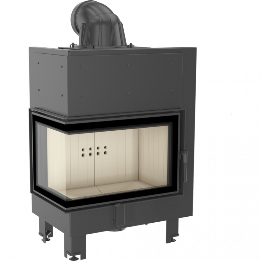 Камінна топка Kratki MBM 10 ліва BS гнуте скло (10,0 кВт)