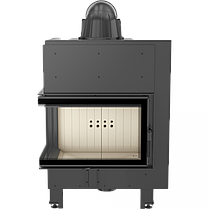 Камінна топка Kratki MBM 10 ліва BS гнуте скло (10,0 кВт), фото 2