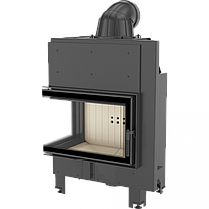 Камінна топка Kratki MBM 10 ліва BS гнуте скло (10,0 кВт), фото 3