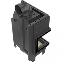 Камінна топка Kratki MBM 10 ліва BS гнуте скло (10,0 кВт), фото 4