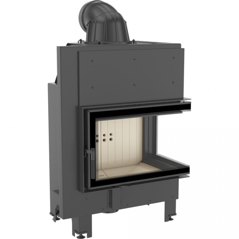 Камінна топка Kratki MBM 10 права BS гнуте скло (10,0 кВт)