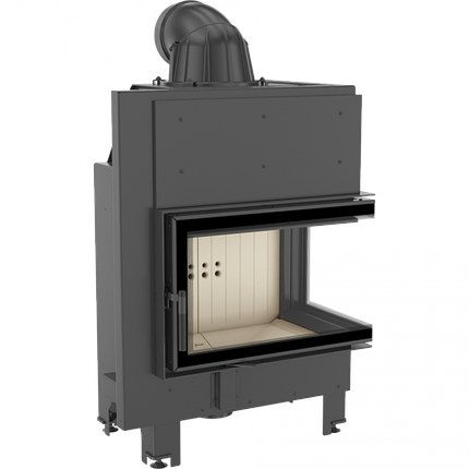 Камінна топка Kratki MBM 10 права BS гнуте скло (10,0 кВт), фото 1