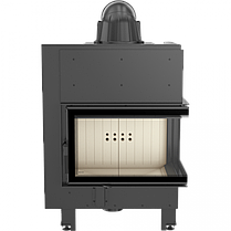 Камінна топка Kratki MBM 10 права BS гнуте скло (10,0 кВт), фото 2