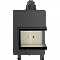 Камінна топка Kratki MBZ 13 права BS гнуте скло (13,0 кВт), фото 2