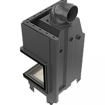 Камінна топка Kratki MBZ 13 права BS гнуте скло (13,0 кВт), фото 4