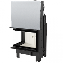 Камінна топка Kratki MBZ 13 ліва BS гільйотина гнуте скло (13,0 кВт), фото 3