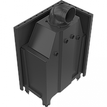 Камінна топка Kratki MBO 15 ліва BS гнуте скло (15,0 кВт), фото 4