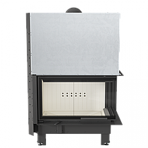 Камінна топка Kratki MBO 15 права BS гільйотина гнуте скло (15,0 кВт), фото 2