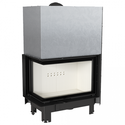 Камінна топка Kratki MBA 17 ліва BS гільйотина гнуте скло (17,0 кВт), фото 1