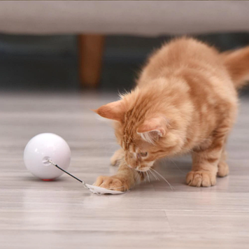 Самостійно обертовий м'яч для кішок Seuno 3.0 крутиться куля розумна іграшка