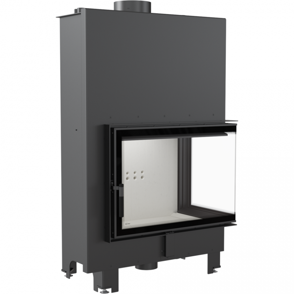 Камінна топка з водяним контуром Kratki MBA PW 17 права BS (17,0 кВт)