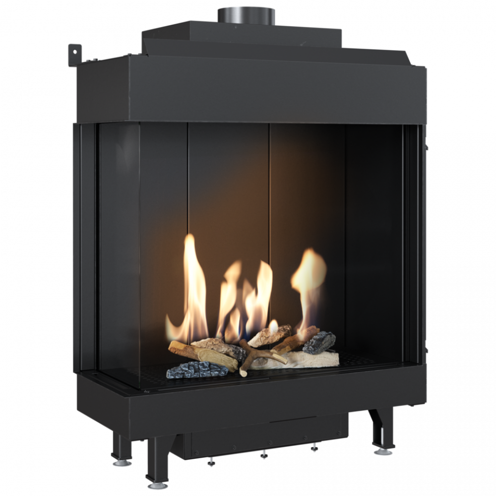 Камінна топка Kratki LEO ліва 76/62 LPG (5,1 кВт)