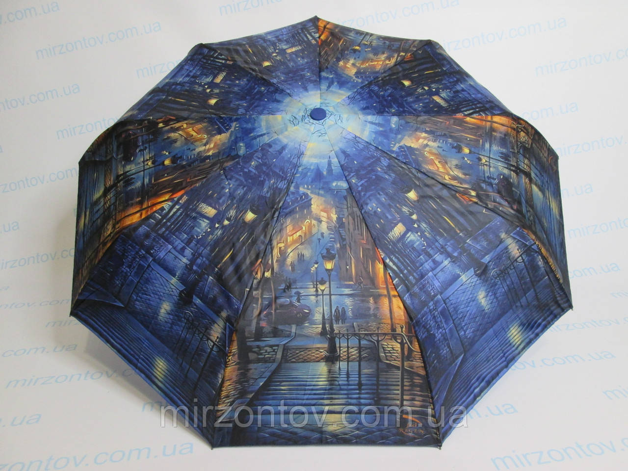 Жіноча парасолька невеликого розміру напівавтомат, фото 1