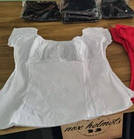Блуза бавовняна "Колежанка", розмір М, біла, фото 4