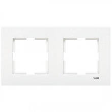 Накладка до вимикачів VIKO Carre 2гн біла