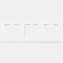 Накладка до вимикачів VIKO Carre 3гн біла