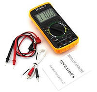 Цифровой мультиметр с дисплеем,звуком и датчиком температуры. Digital Multimeter DT-9208A