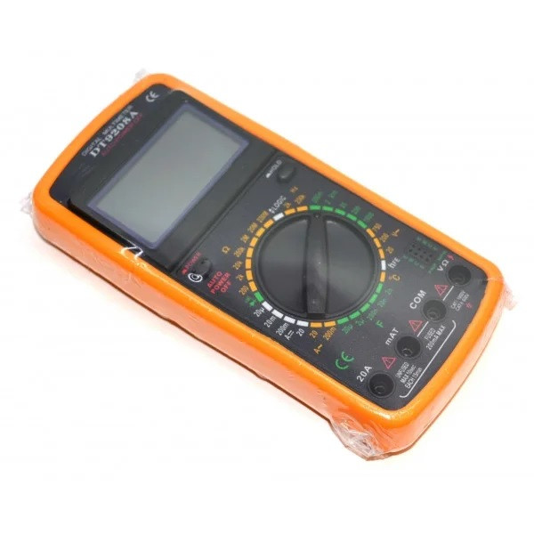 Цифровой мультиметр с дисплеем,звуком и датчиком температуры. Digital Multimeter DT-9208A - фото 4 - id-p1423024312