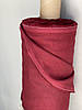 Лляна тканина червоний оксамит, колір 1368, фото 5