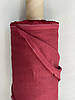 Лляна тканина червоний оксамит, колір 1368, фото 6