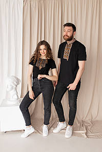 Футболки вишиванки для пари "Гуцульські"