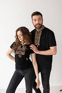 Футболки вишиванки для пари "Елегія"