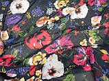 Тканина шифон принтований  № 2113, фото 2
