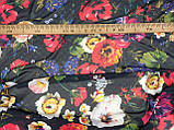 Тканина шифон принтований  № 2113, фото 3