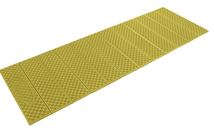 Килимок туристичний "Sleep Mat" 1800 × 590 × 20мм, 40кг/м3 (гірчичний(жовтий))