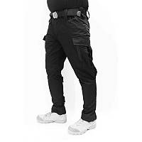 Штани тактичні tactical urban чорний рипстоп UA