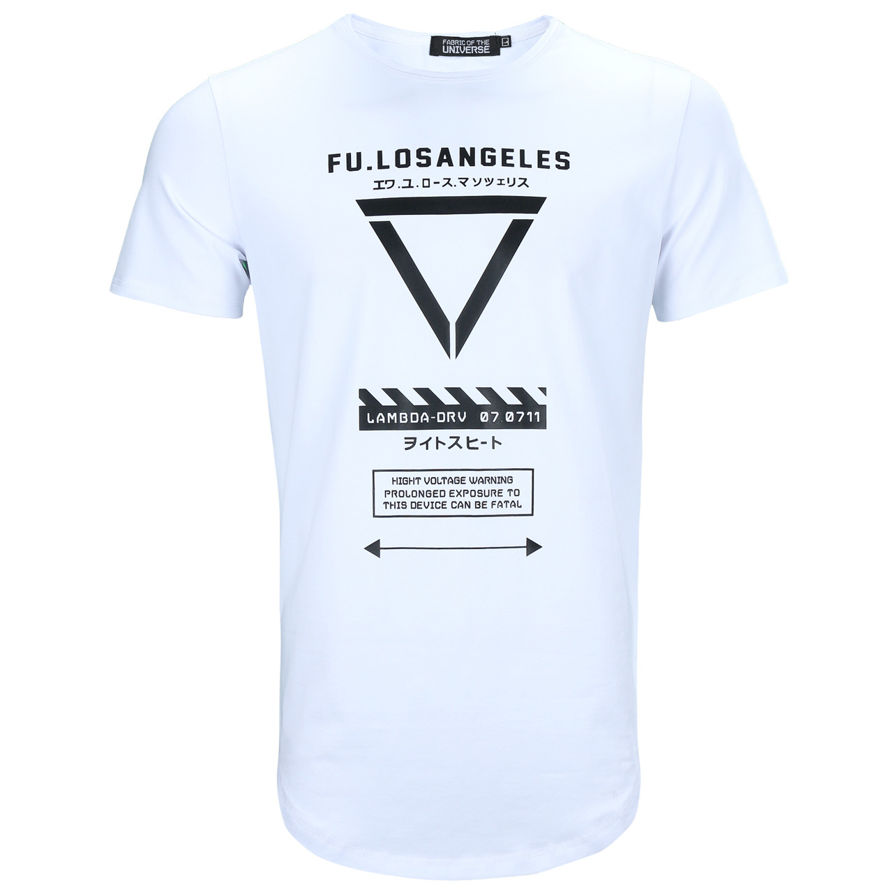 Футболка чоловіча біла FABRIC OF THE UNIVERSE # 6 Ф-11 WHT XL(Р) 21-826-020, фото 1
