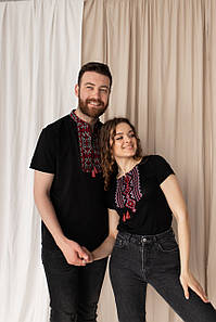 Футболки вишиванки для пари "Гуцульські"