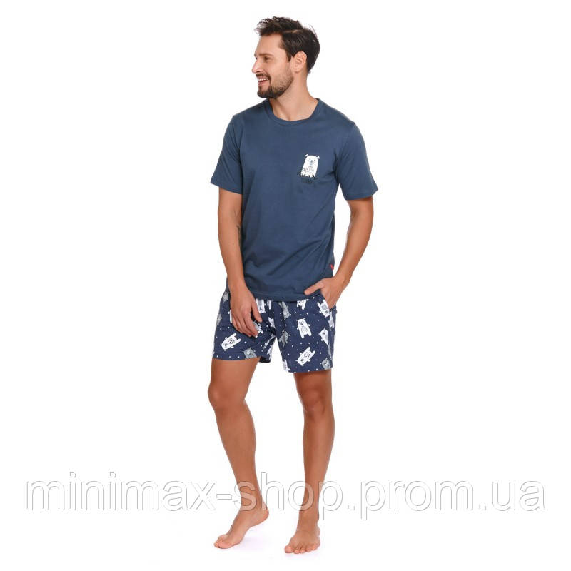 Пижама мужская Doctor Nap PMB 4222 DeepBlue Польша 2021