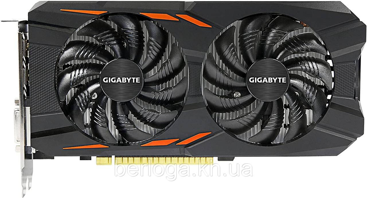 GIGABYTE GeForce GTX 1050 Ti Windforce OC 4G (GV-N105TWF2OC-4GD) ОЕМ ...