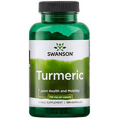 Swanson Turmeric 720 mg, Куркумин (100 капс.)