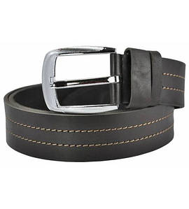 Кожаный ремень 76-04 змея коричневый 4 см