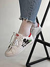 Кросівки жіночі білі Adidas Stan Smith Mickey Mouse (06340), фото 7