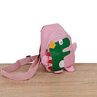 Рюкзак детский с динозавриком (СР1-13) Розовый