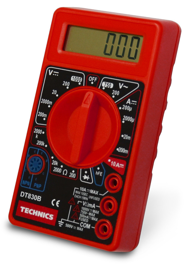 Мультиметр цифровий DT830B 6 функцій Technics 46-820 |Мультиметр цифровой DT830B 6 функций Technics, фото 1