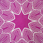 Килимок для йоги круглий Замшевий каучуковий двошаровий з чохлом 3 мм Record FI-6218-4-C (діаметр 150 см, рожеві, фото 3