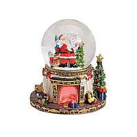 Снежный шар + музыкальная шкатулка "Санта" G.Wurm 10012126 с подсветкой