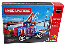Конструктор Магнітний Magic Magnetic JH8882 Вантажівка 25 деталей, фото 3
