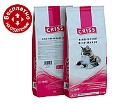 Сухой корм Criss для для взрослых и пожилых кошек Говядина 10 кг