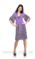 Сукня літня з накидкою М-175 Малина 48р..