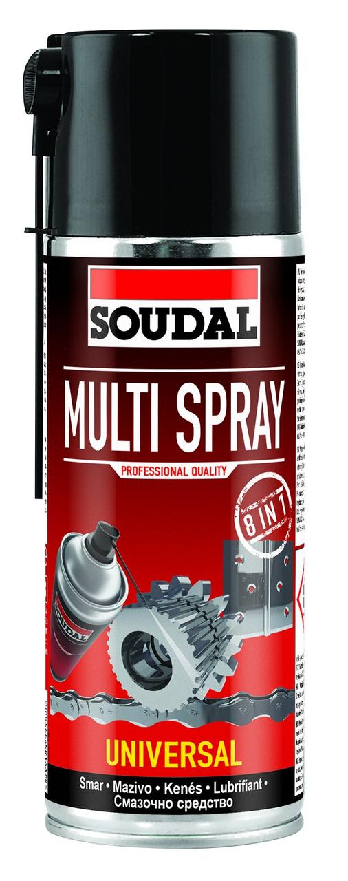 Multi Spray універсальне змащувальне засіб 400мл., SOUDAL Бельгія [0000900000001000MS], фото 1