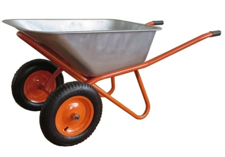 Тачка будівельна двоколісна WB6404W 200кг/170л, фото 1